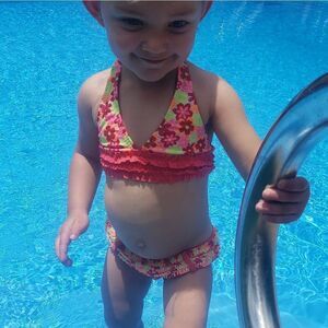 2CB Real Baby Bikini | Floral with Icing Ruffles